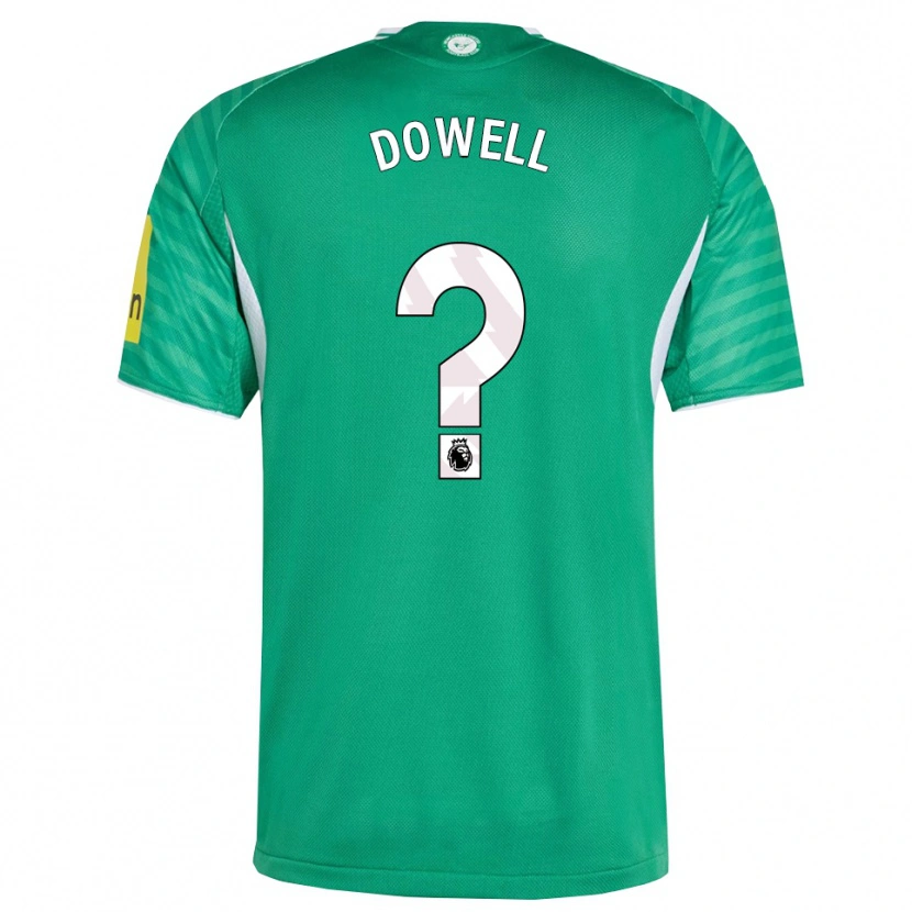 DanxenレディースRoman Dowell#0グリーン ホワイトアウェイシャツ2025/26ジャージーユニフォーム