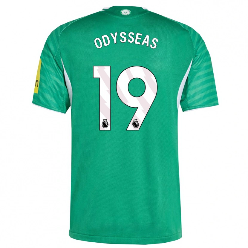 Danxenレディースオディッセアス・ヴラホディモス#19グリーン ホワイトアウェイシャツ2025/26ジャージーユニフォーム