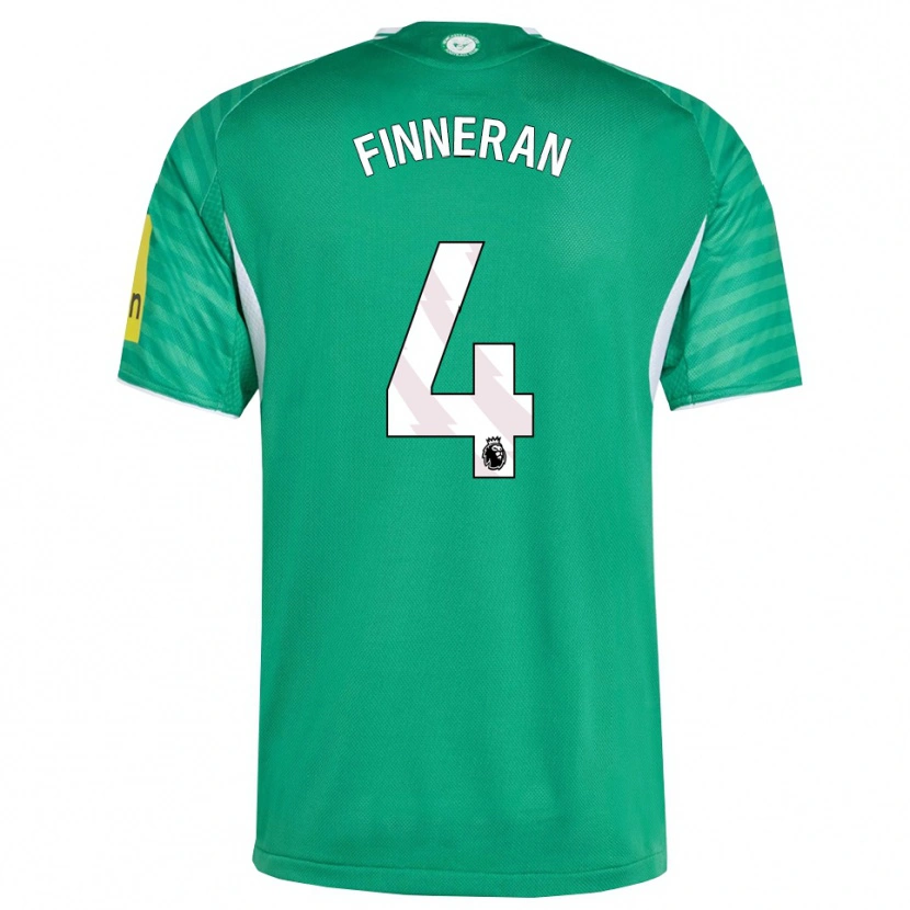Danxenレディースロリー・フィネラン#4グリーン ホワイトアウェイシャツ2025/26ジャージーユニフォーム
