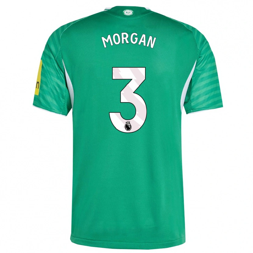 DanxenレディースNoah Morgan#3グリーン ホワイトアウェイシャツ2025/26ジャージーユニフォーム