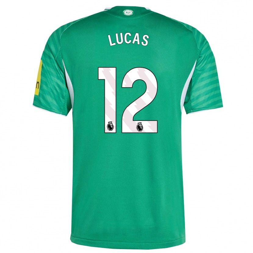 DanxenレディースKayden Lucas#12グリーン ホワイトアウェイシャツ2025/26ジャージーユニフォーム