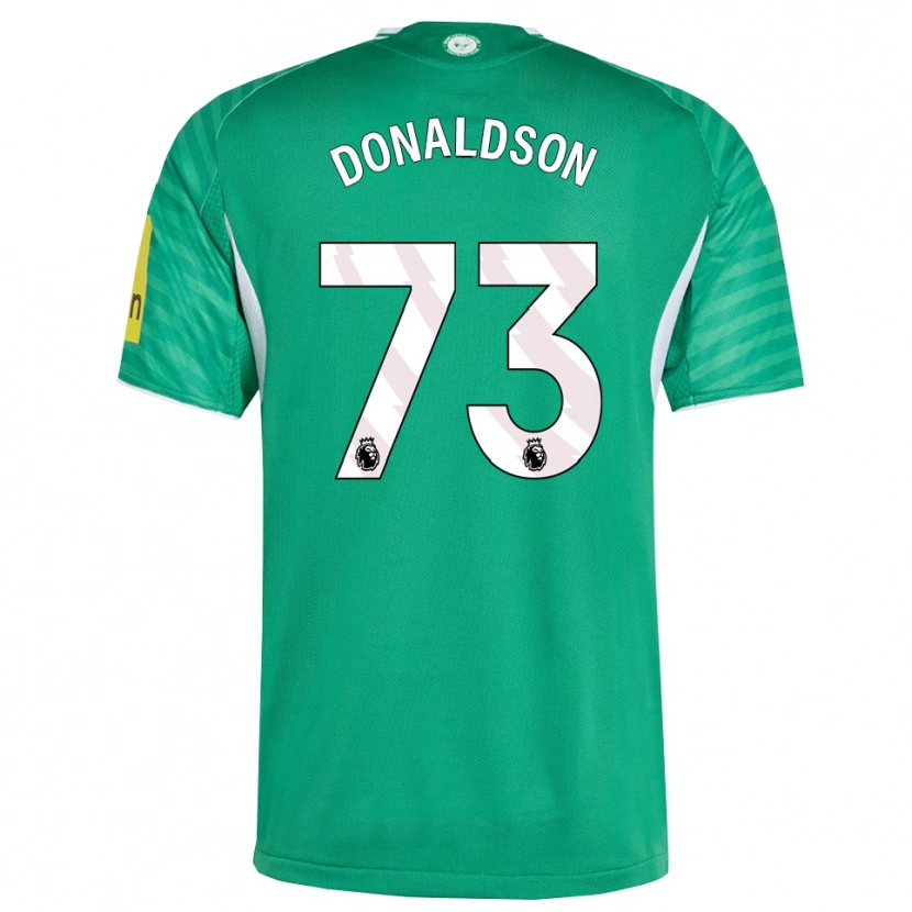 Danxenレディースジョシュ・ドナルドソン#73グリーン ホワイトアウェイシャツ2025/26ジャージーユニフォーム