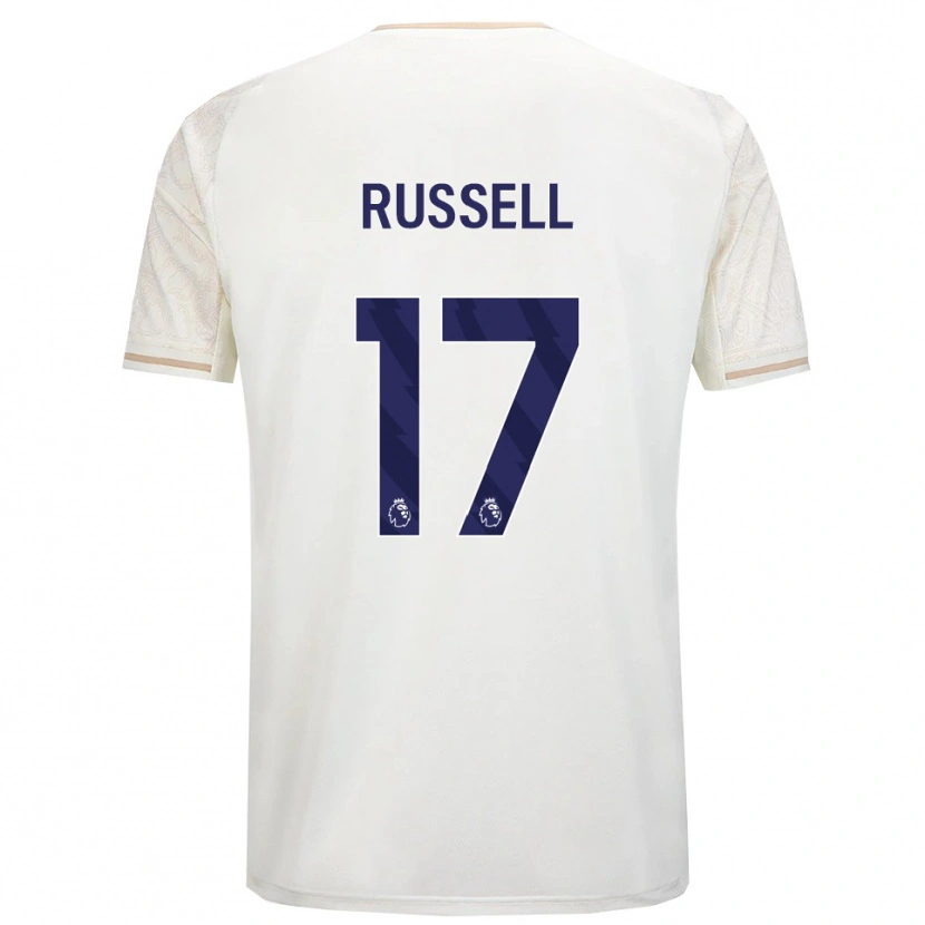 DanxenレディースBlaine Russell#17オフホワイト ブラックアウェイシャツ2025/26ジャージーユニフォーム
