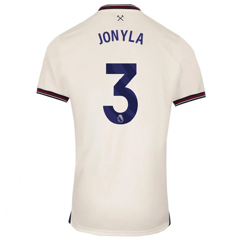 DanxenレディースTomas Jonyla#3オフホワイトアウェイシャツ2025/26ジャージーユニフォーム