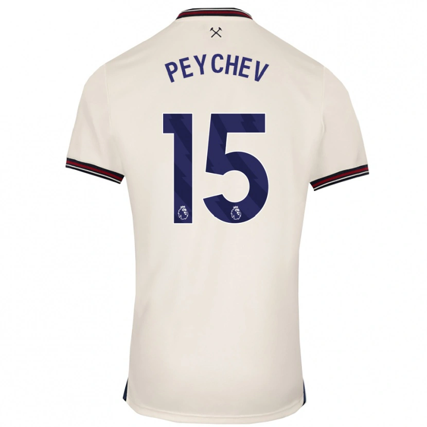 DanxenレディースMartin Peychev#15オフホワイトアウェイシャツ2025/26ジャージーユニフォーム