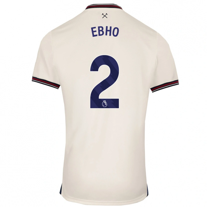 DanxenレディースRiley Ebho#2オフホワイトアウェイシャツ2025/26ジャージーユニフォーム
