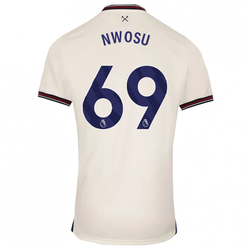 DanxenレディースChinaza Nwosu#69オフホワイトアウェイシャツ2025/26ジャージーユニフォーム