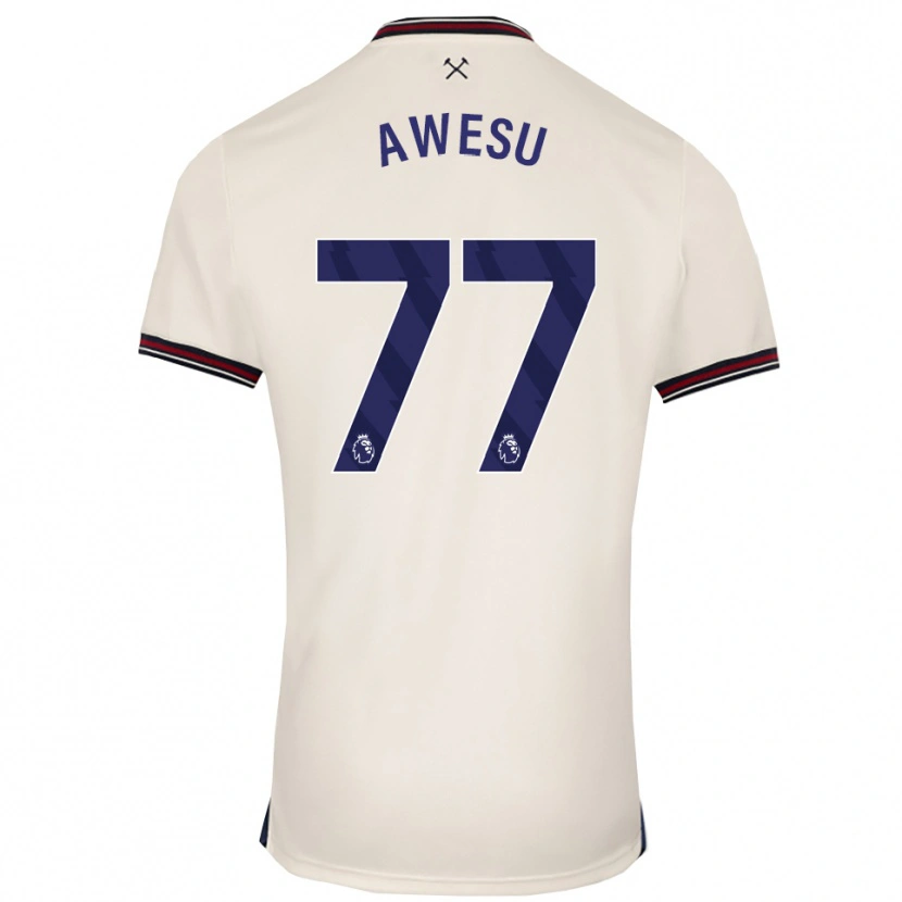 DanxenレディースLanre Awesu#77オフホワイトアウェイシャツ2025/26ジャージーユニフォーム