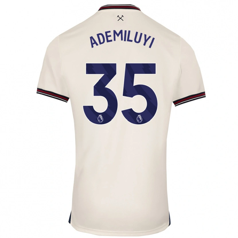 DanxenレディースPrincess Ademiluyi#35オフホワイトアウェイシャツ2025/26ジャージーユニフォーム
