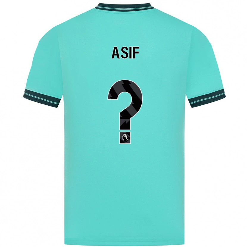 DanxenレディースDawood Asif#0スカイブルー グリーンアウェイシャツ2025/26ジャージーユニフォーム
