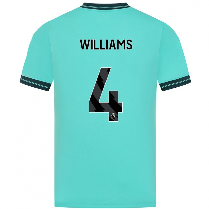 DanxenレディースAshton Williams#4スカイブルー グリーンアウェイシャツ2025/26ジャージーユニフォーム