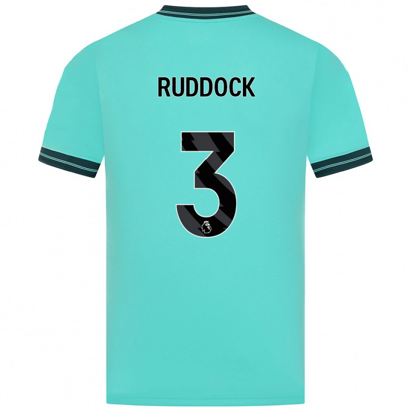 DanxenレディースMax Ruddock#3スカイブルー グリーンアウェイシャツ2025/26ジャージーユニフォーム