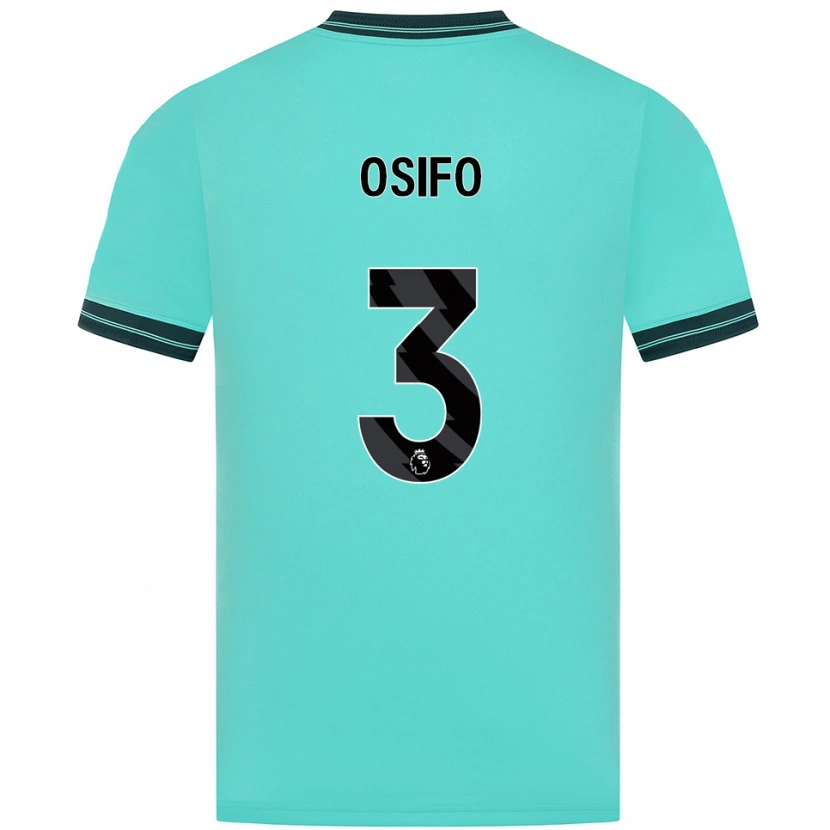 DanxenレディースDavid Osifo#3スカイブルー グリーンアウェイシャツ2025/26ジャージーユニフォーム