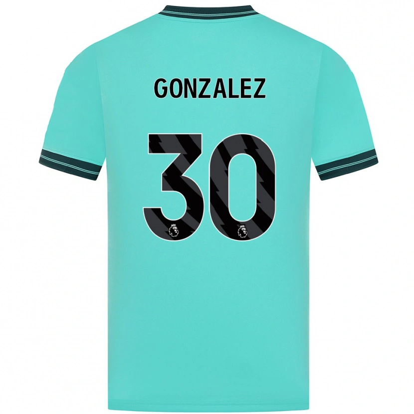 Danxenレディースエンソ・ゴンサレス#30スカイブルー グリーンアウェイシャツ2025/26ジャージーユニフォーム