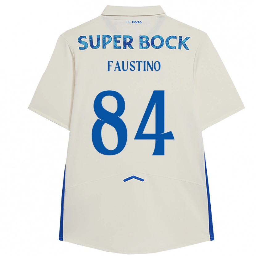 Danxenレディースリーバイ・サムエル・ジュリオ・ファウスティノ#84ホワイト ブルーサードユニフォームシャツ2025/26ジャージーユニフォーム