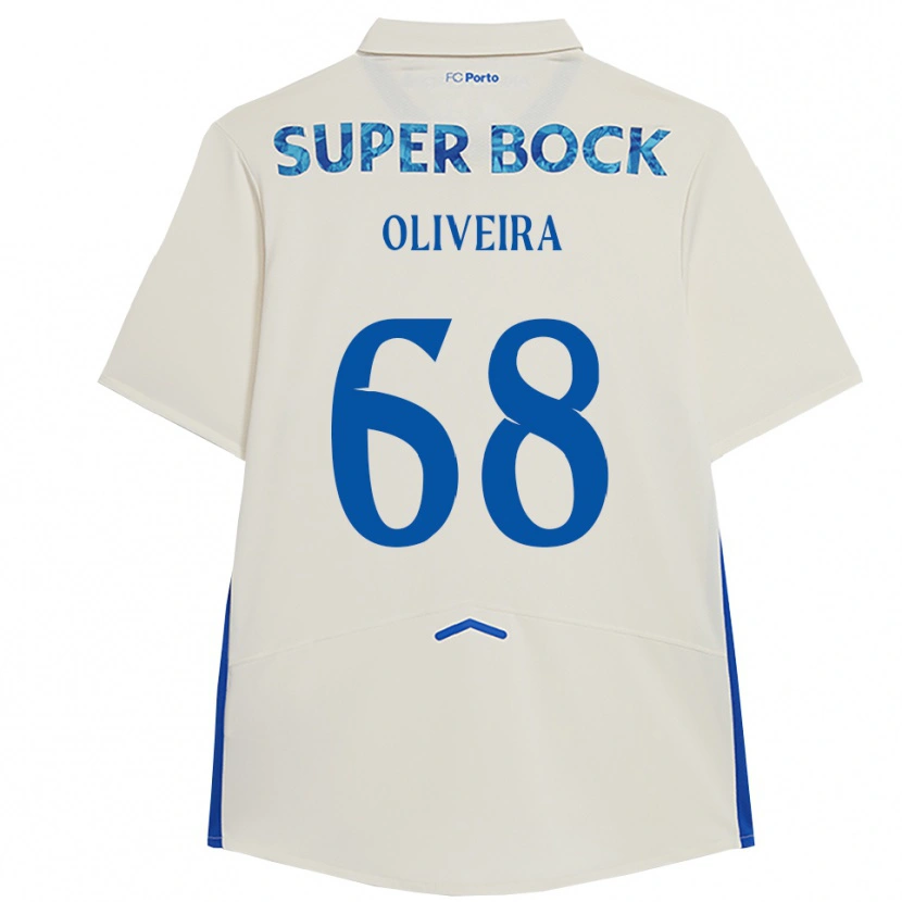 Danxenレディースアンドレ・ルイス・ロッチャ・オリヴェリア#68ホワイト ブルーサードユニフォームシャツ2025/26ジャージーユニフォーム