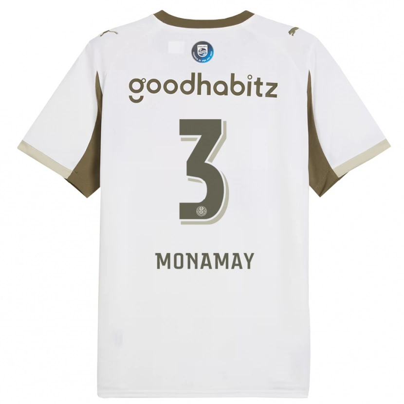 DanxenレディースMadi Monamay#3ホワイト グレーサードユニフォームシャツ2025/26ジャージーユニフォーム