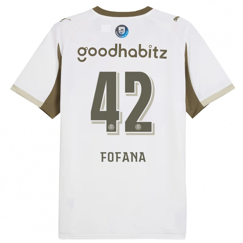 Danxenレディースフォデ・フォファナ#42ホワイト グレーサードユニフォームシャツ2025/26ジャージーユニフォーム