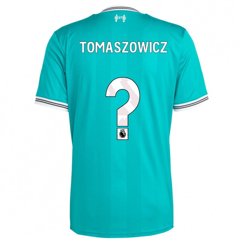 DanxenレディースAiden Tomaszowicz#0グリーン ホワイトサードユニフォームシャツ2025/26ジャージーユニフォーム