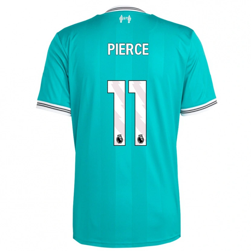 DanxenレディースAlfie Pierce#11グリーン ホワイトサードユニフォームシャツ2025/26ジャージーユニフォーム