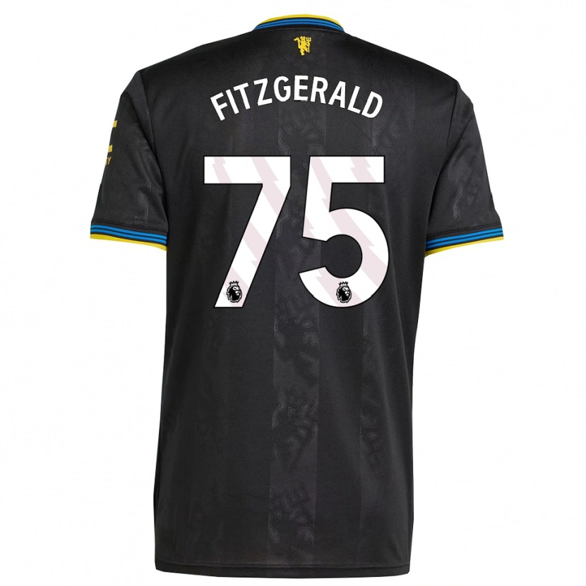 Danxenレディースジェイス・ジョン・フィッツジェラルド#75ブラック イエロー ブルーサードユニフォームシャツ2025/26ジャージーユニフォーム