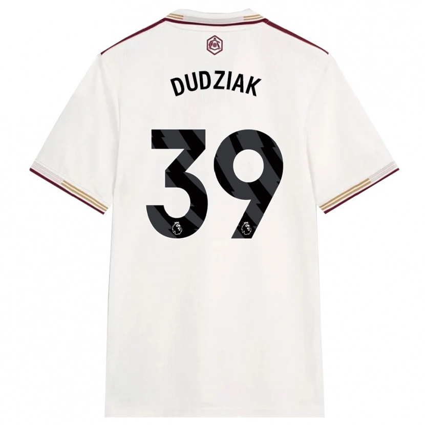 Danxenレディースハリソン・ドゥジアック#39オフホワイト バーガンディサードユニフォームシャツ2025/26ジャージーユニフォーム