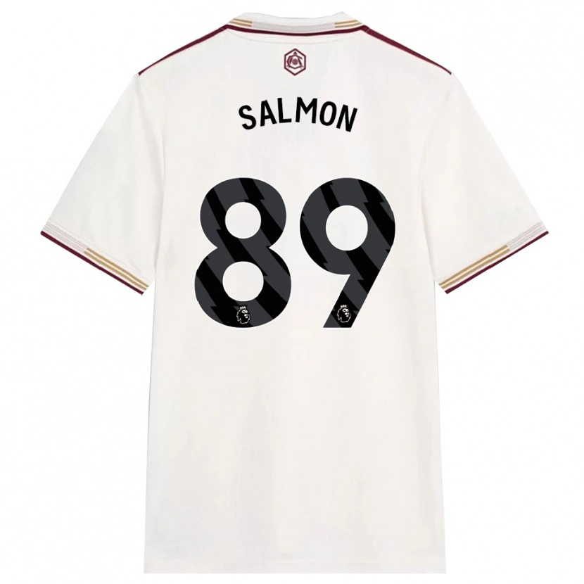 DanxenレディースMarli Salmon#89オフホワイト バーガンディサードユニフォームシャツ2025/26ジャージーユニフォーム