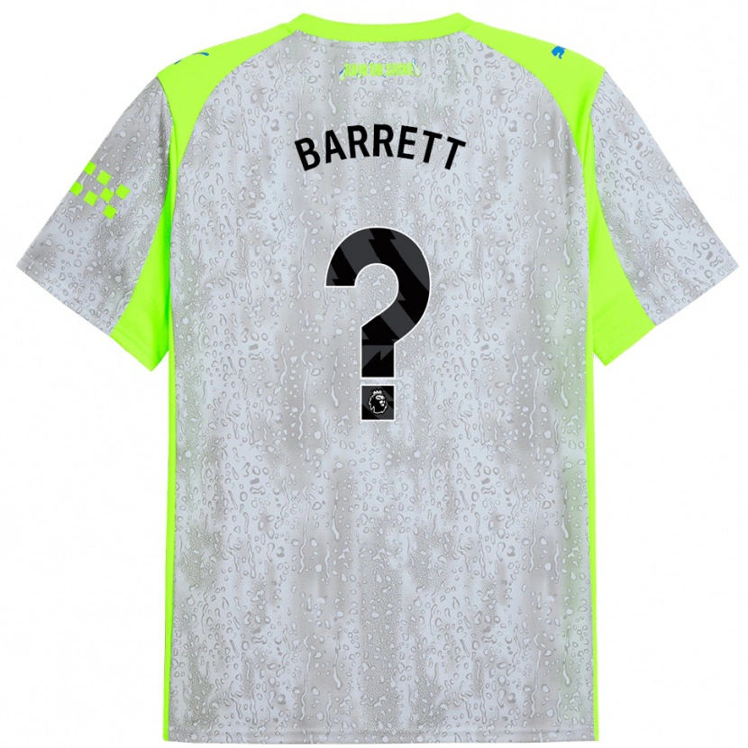 DanxenレディースMarlow Barrett#0グレー イエローサードユニフォームシャツ2025/26ジャージーユニフォーム