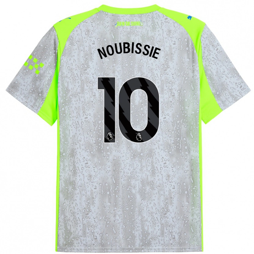 Danxenレディースタイリース・ヌビシ#10グレー イエローサードユニフォームシャツ2025/26ジャージーユニフォーム
