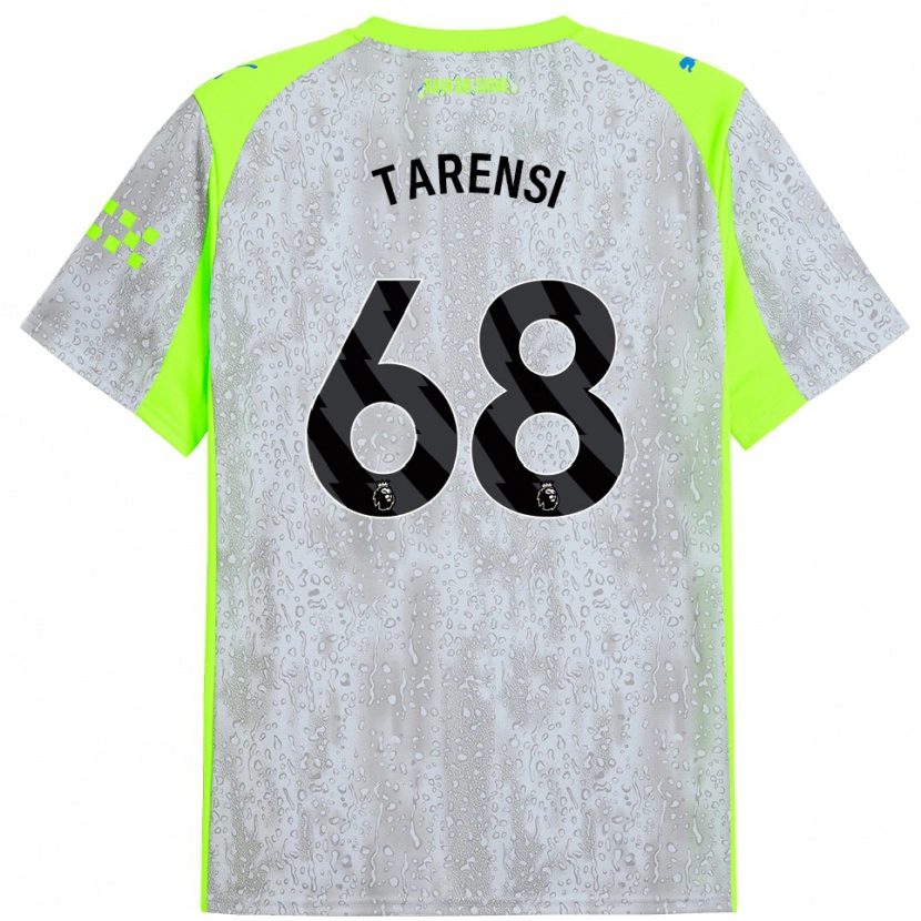 Danxenレディースオスカー・タレンシ・コルドン#68グレー イエローサードユニフォームシャツ2025/26ジャージーユニフォーム
