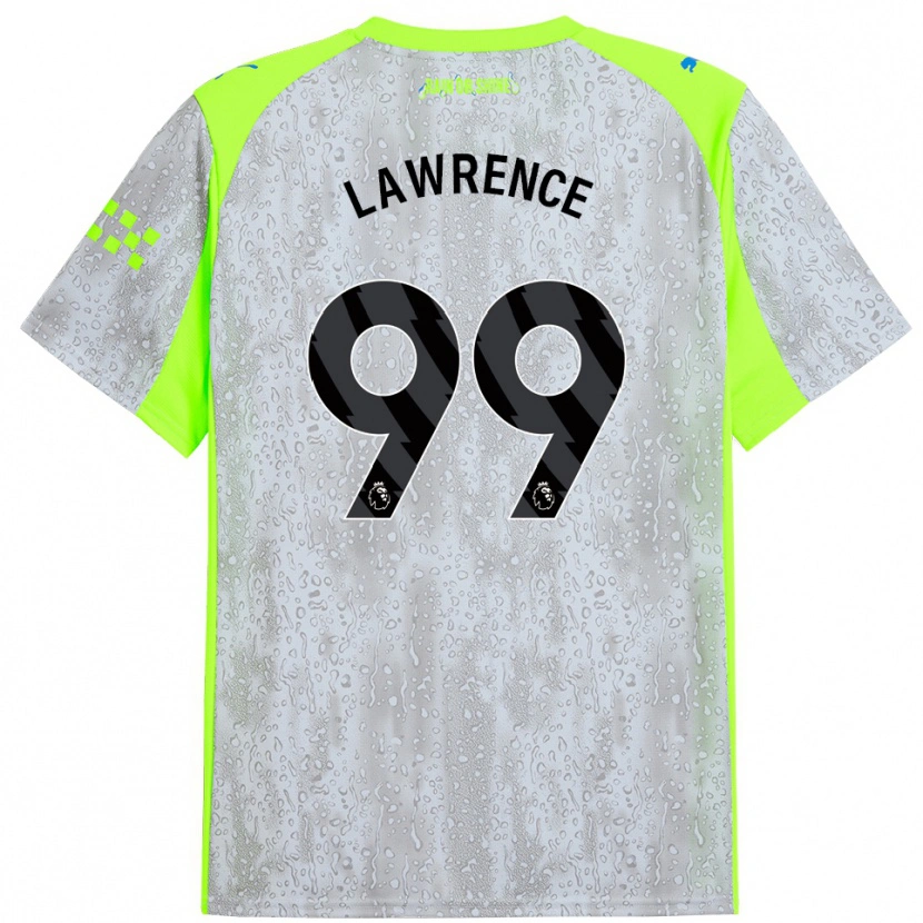 Danxenレディースエミリオ・ローレンス#99グレー イエローサードユニフォームシャツ2025/26ジャージーユニフォーム