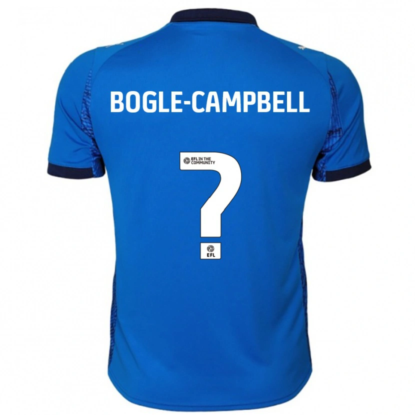 DanxenキッズMa'kel Bogle-Campbell#0青 白ホームシャツ2025/26ジャージーユニフォーム