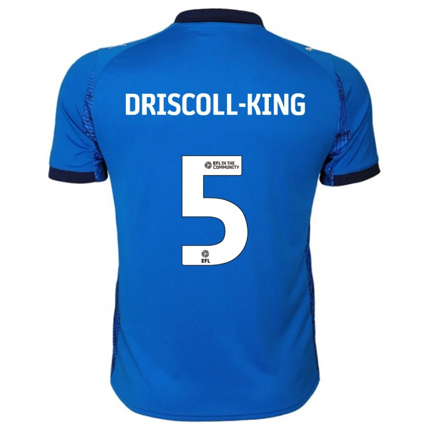DanxenキッズEvie Driscoll-King#5青 白ホームシャツ2025/26ジャージーユニフォーム