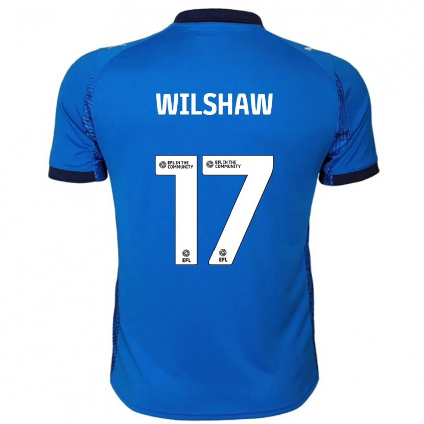 DanxenキッズLauren Wilshaw#17青 白ホームシャツ2025/26ジャージーユニフォーム