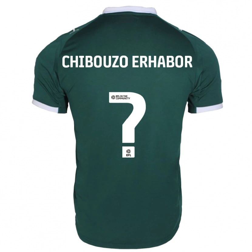 DanxenキッズComfort Chibouzo Erhabor#0緑 白ホームシャツ2025/26ジャージーユニフォーム