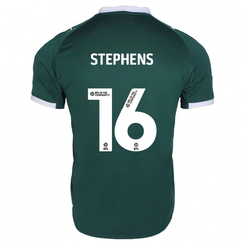 DanxenキッズElla Stephens#16緑 白ホームシャツ2025/26ジャージーユニフォーム