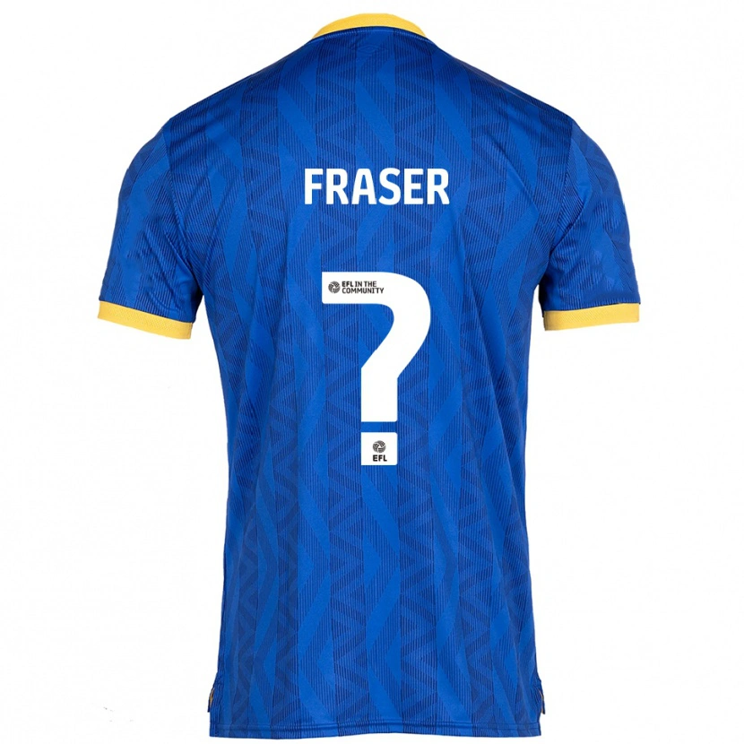 DanxenキッズFinlay Fraser#0紺 黄ホームシャツ2025/26ジャージーユニフォーム