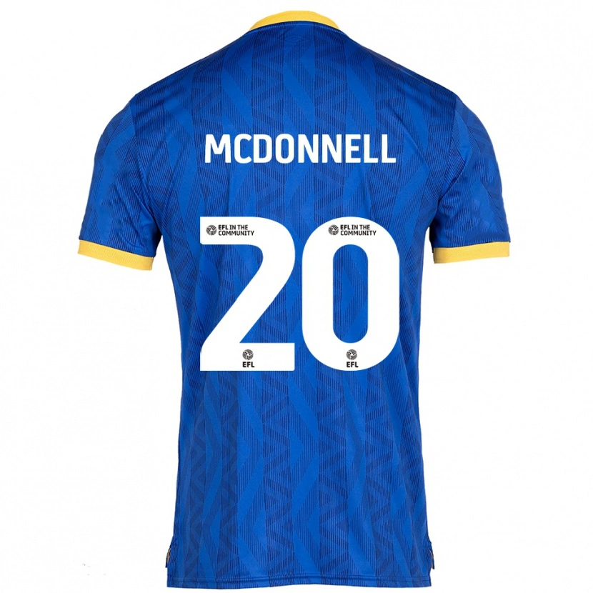 DanxenキッズJoe Mcdonnell#20紺 黄ホームシャツ2025/26ジャージーユニフォーム