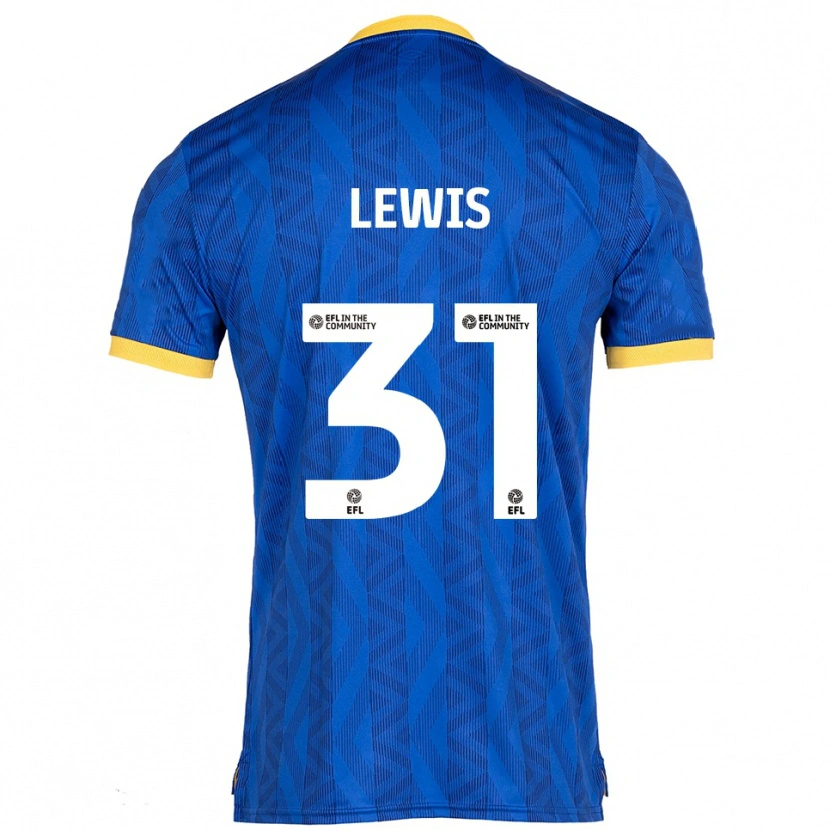 DanxenキッズJoe Lewis#31紺 黄ホームシャツ2025/26ジャージーユニフォーム