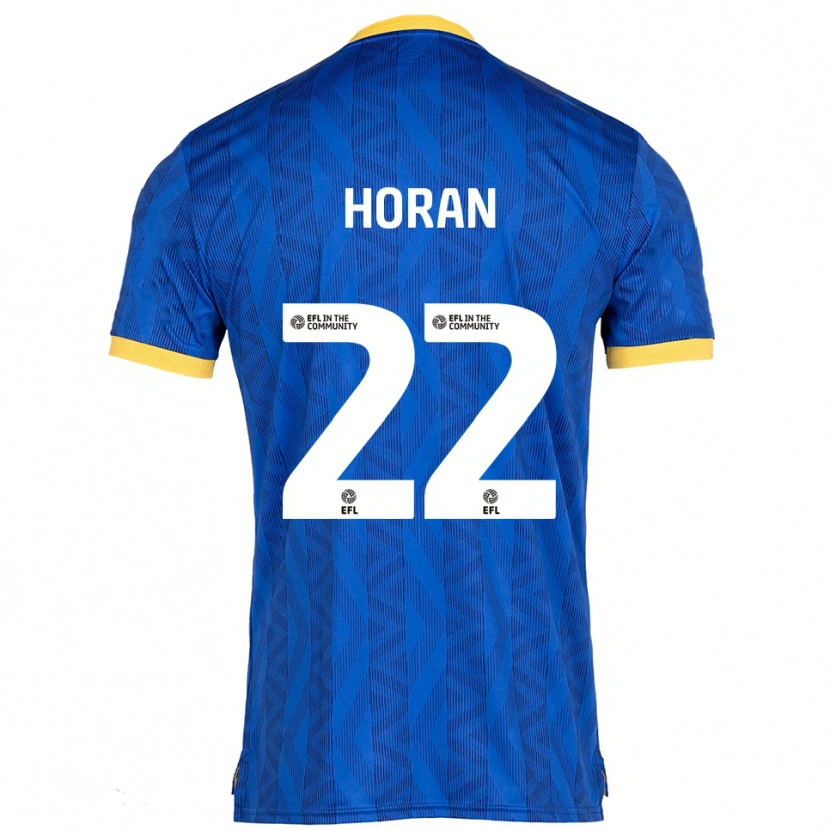 DanxenキッズRiley Horan#22紺 黄ホームシャツ2025/26ジャージーユニフォーム