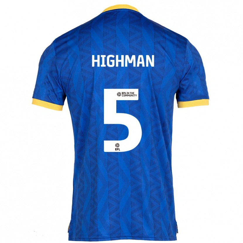 DanxenキッズKelly Highman#5紺 黄ホームシャツ2025/26ジャージーユニフォーム
