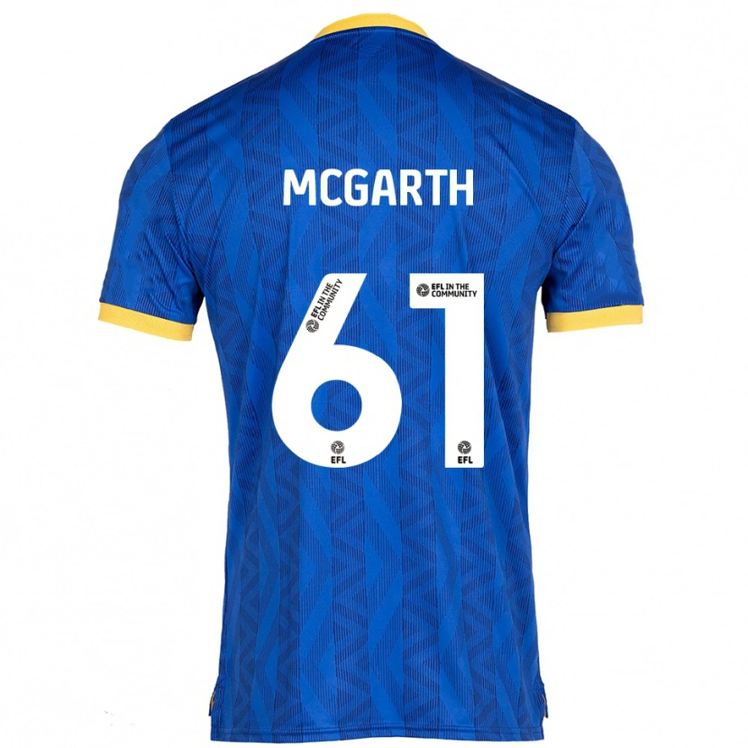 DanxenキッズEthan Mcgarth#61紺 黄ホームシャツ2025/26ジャージーユニフォーム