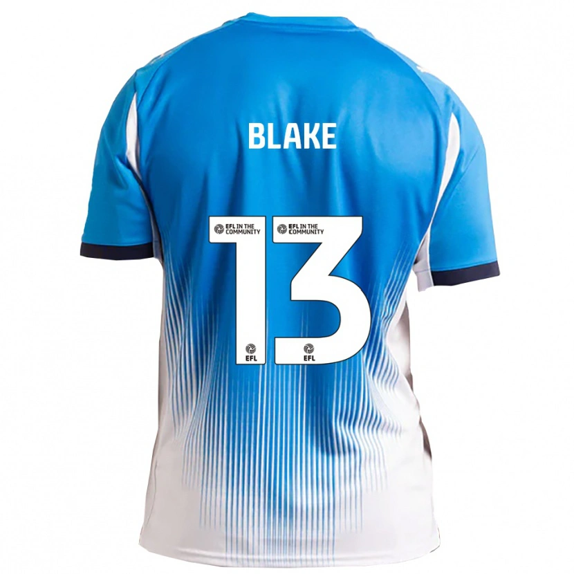 DanxenキッズBilly Blake#13青 白ホームシャツ2025/26ジャージーユニフォーム