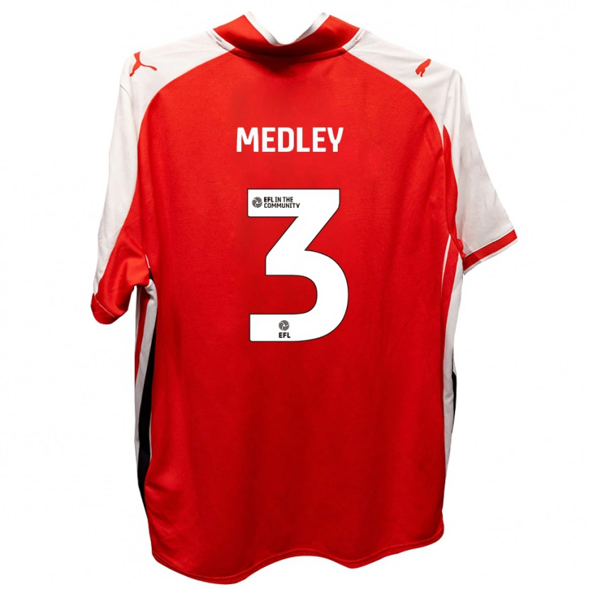 DanxenキッズZech Medley#3赤 白ホームシャツ2025/26ジャージーユニフォーム