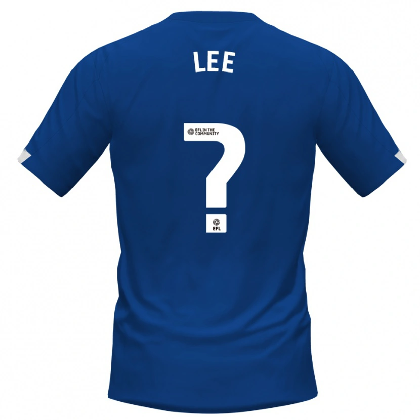 DanxenキッズKatelin Lee#0青 白ホームシャツ2025/26ジャージーユニフォーム