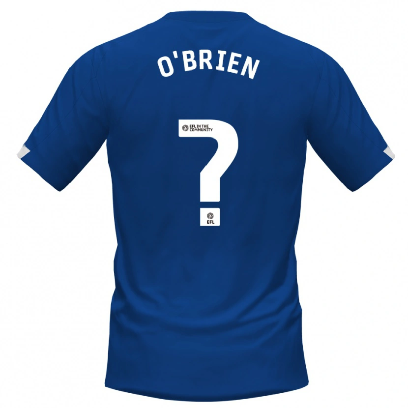 DanxenキッズSteph O'brien#0青 白ホームシャツ2025/26ジャージーユニフォーム