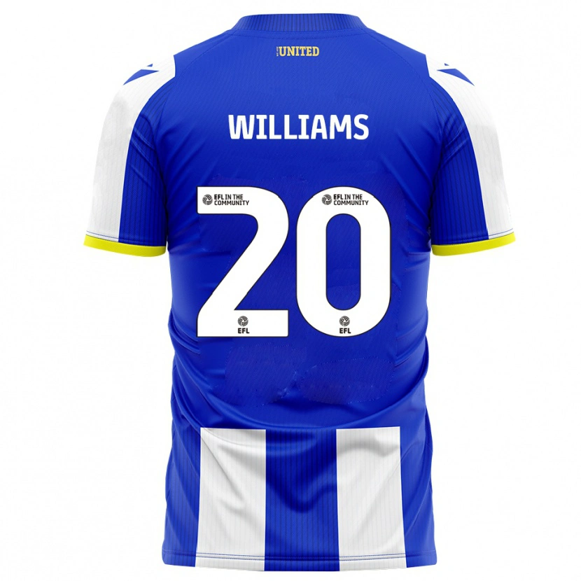 DanxenキッズBillie-Jo Williams#20青 白ホームシャツ2025/26ジャージーユニフォーム