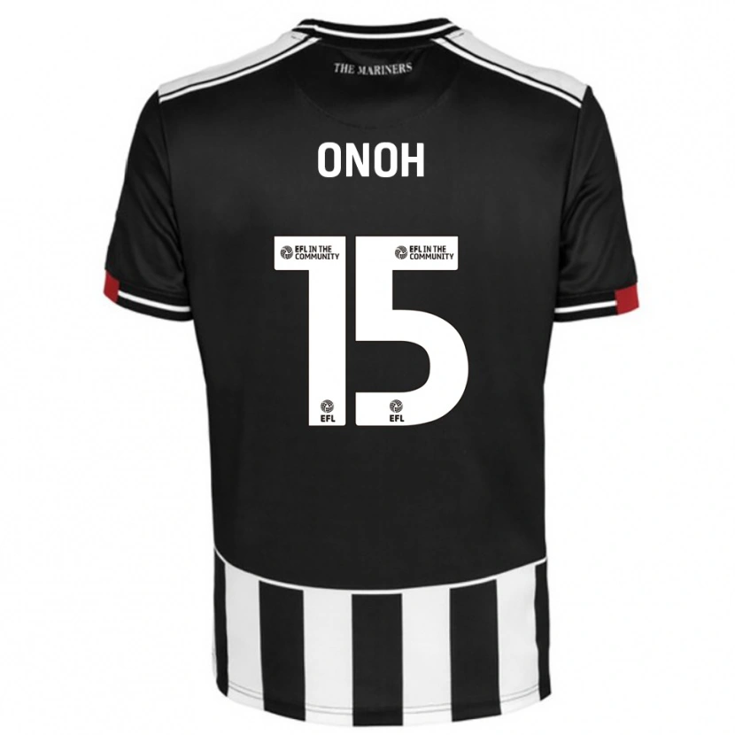 DanxenキッズFortune Onoh#15黒 白 赤ホームシャツ2025/26ジャージーユニフォーム