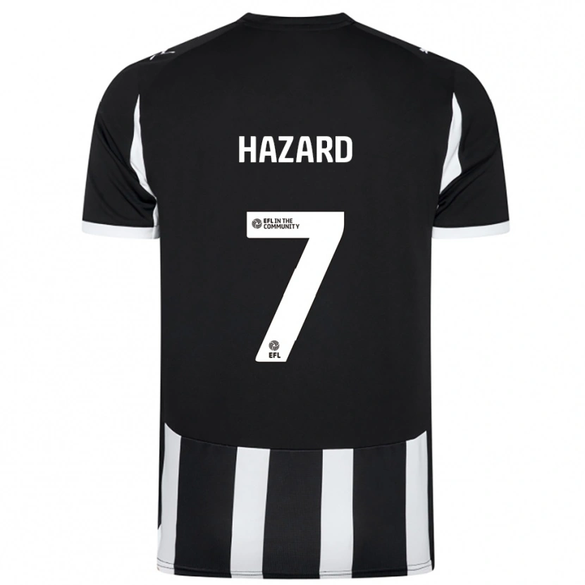 DanxenキッズHarrison Hazard#7黒 白ホームシャツ2025/26ジャージーユニフォーム