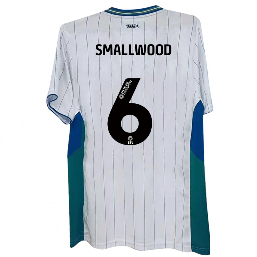DanxenキッズRichard Smallwood#6白 緑 青ホームシャツ2025/26ジャージーユニフォーム